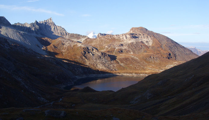 Les environs du lac de la Sassière