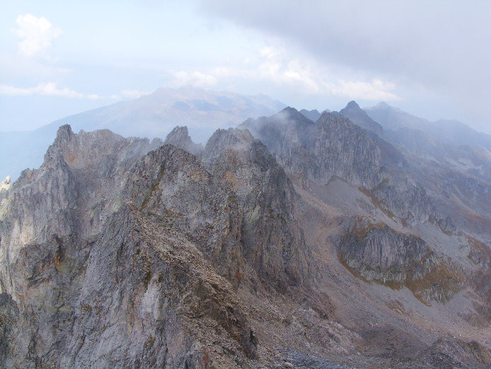 La chaîne de la Lauzière depuis le sommet