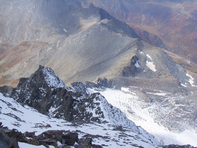 L'arête vu du haut
