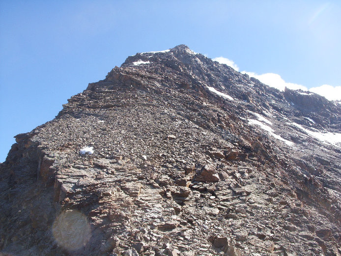 Le final facile de l'arête