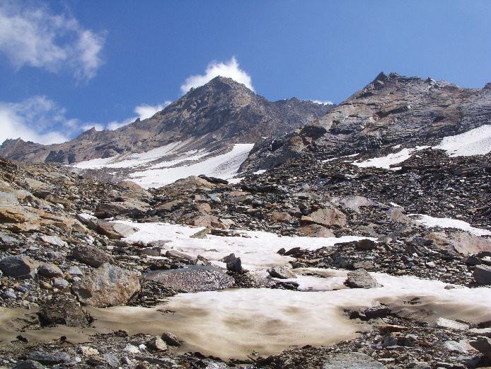 Les contreforts nord du Weissmies