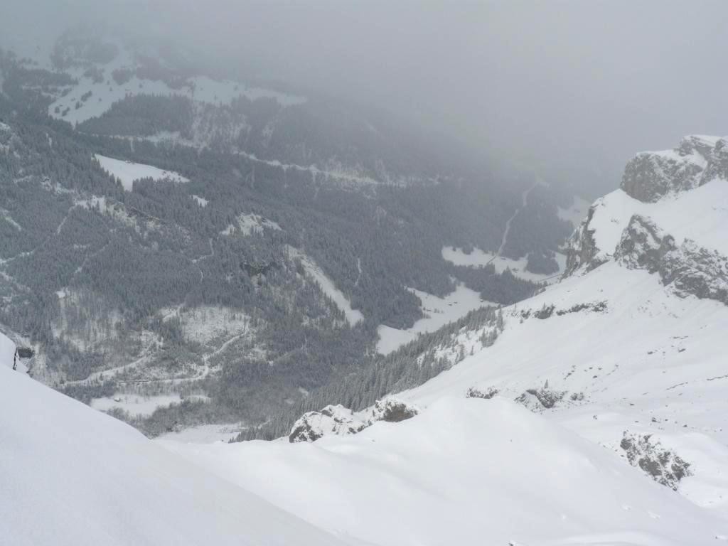 Ambiance hivernale aux Ormonts ce matin