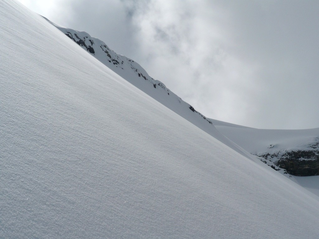 Neige de rêve sur le glacier de Pierredar