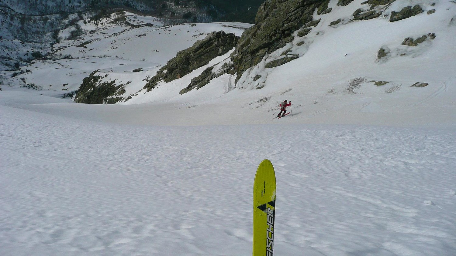 Mes skis vivants, à l'attaque du couloir NW du Tozzu