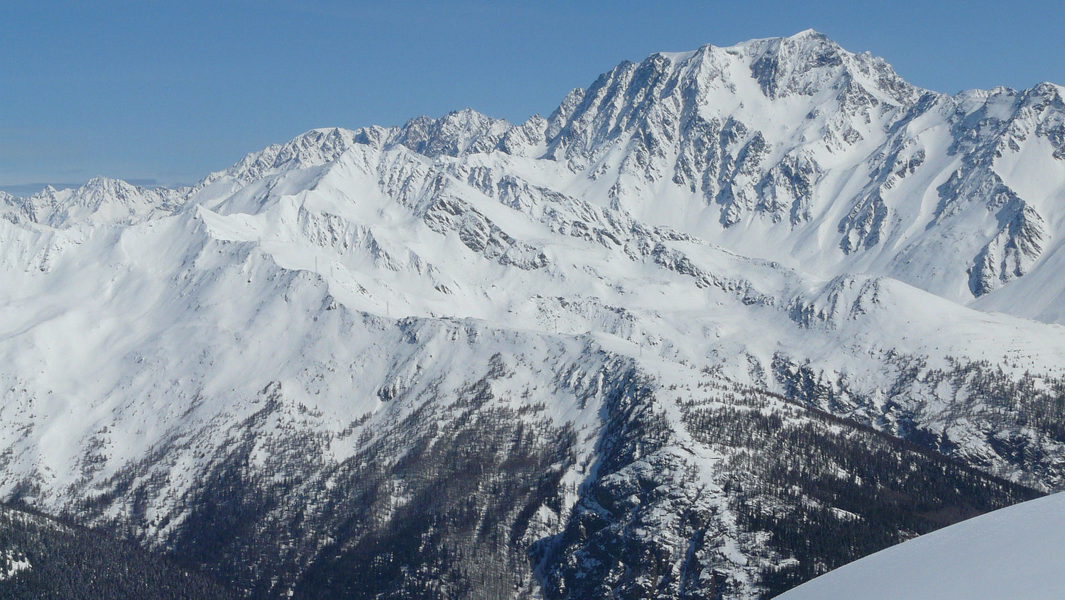 vue sur le mont Vélan depuis le mont Flassin