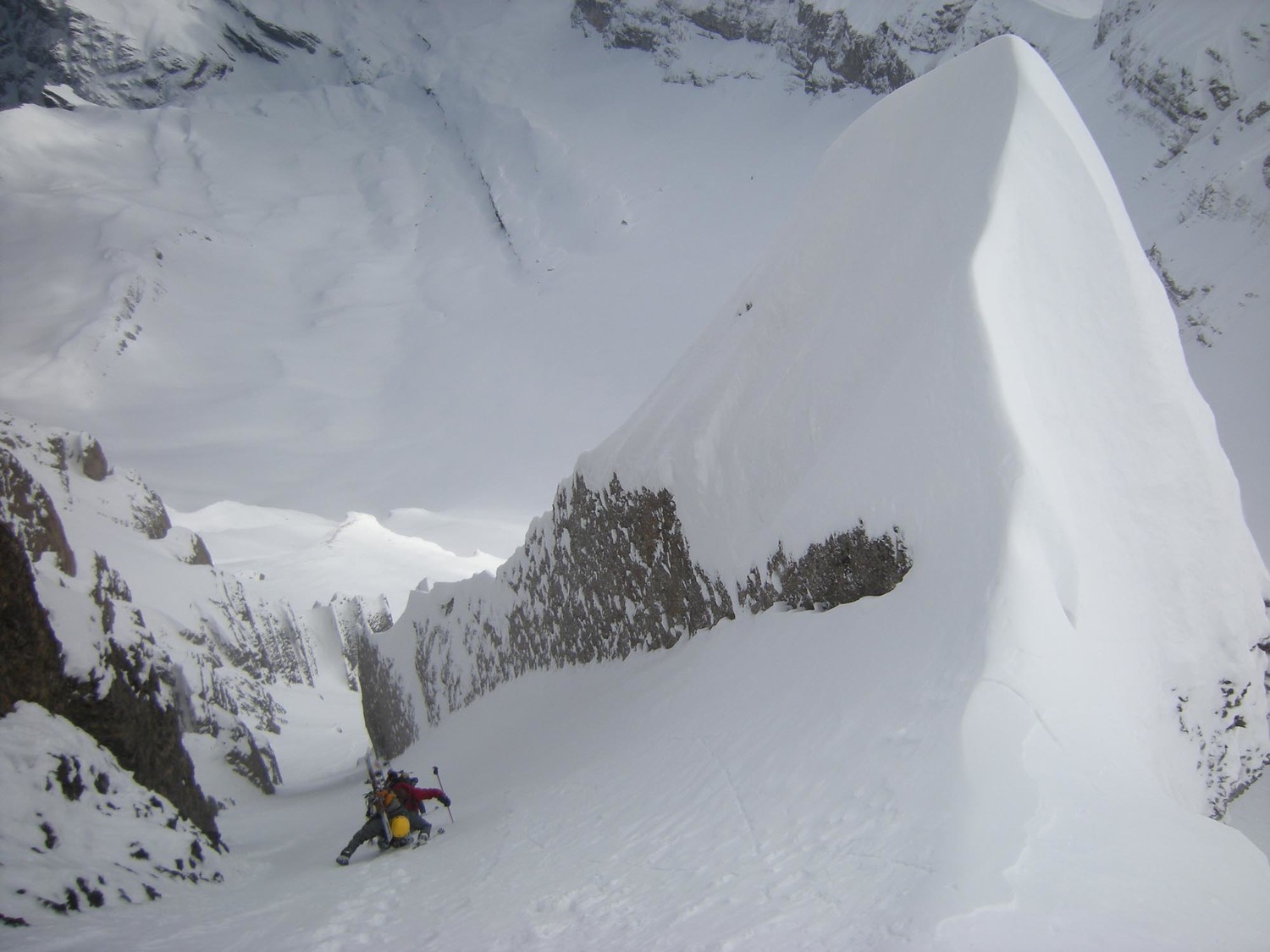 Dent de Barme. Couloir ENE.