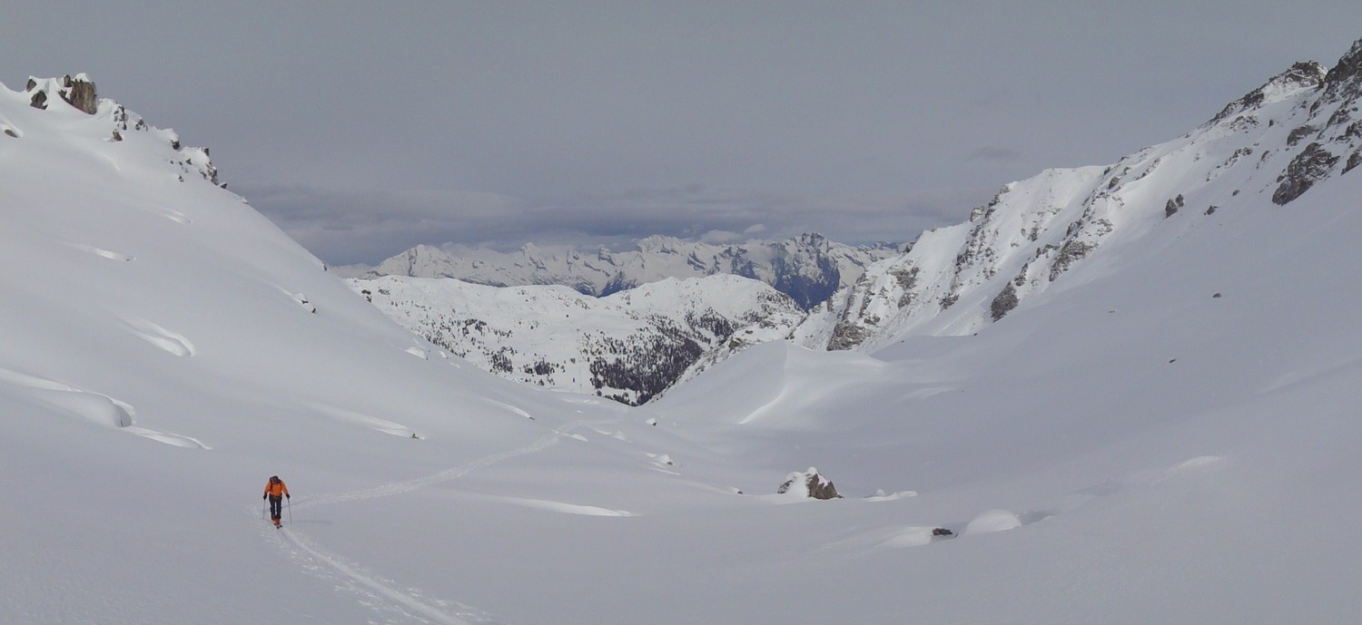 Les Louèrettes : le haut de la combe