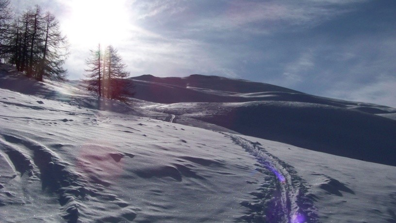 Da Champchenille ultimo tratto verso la cima