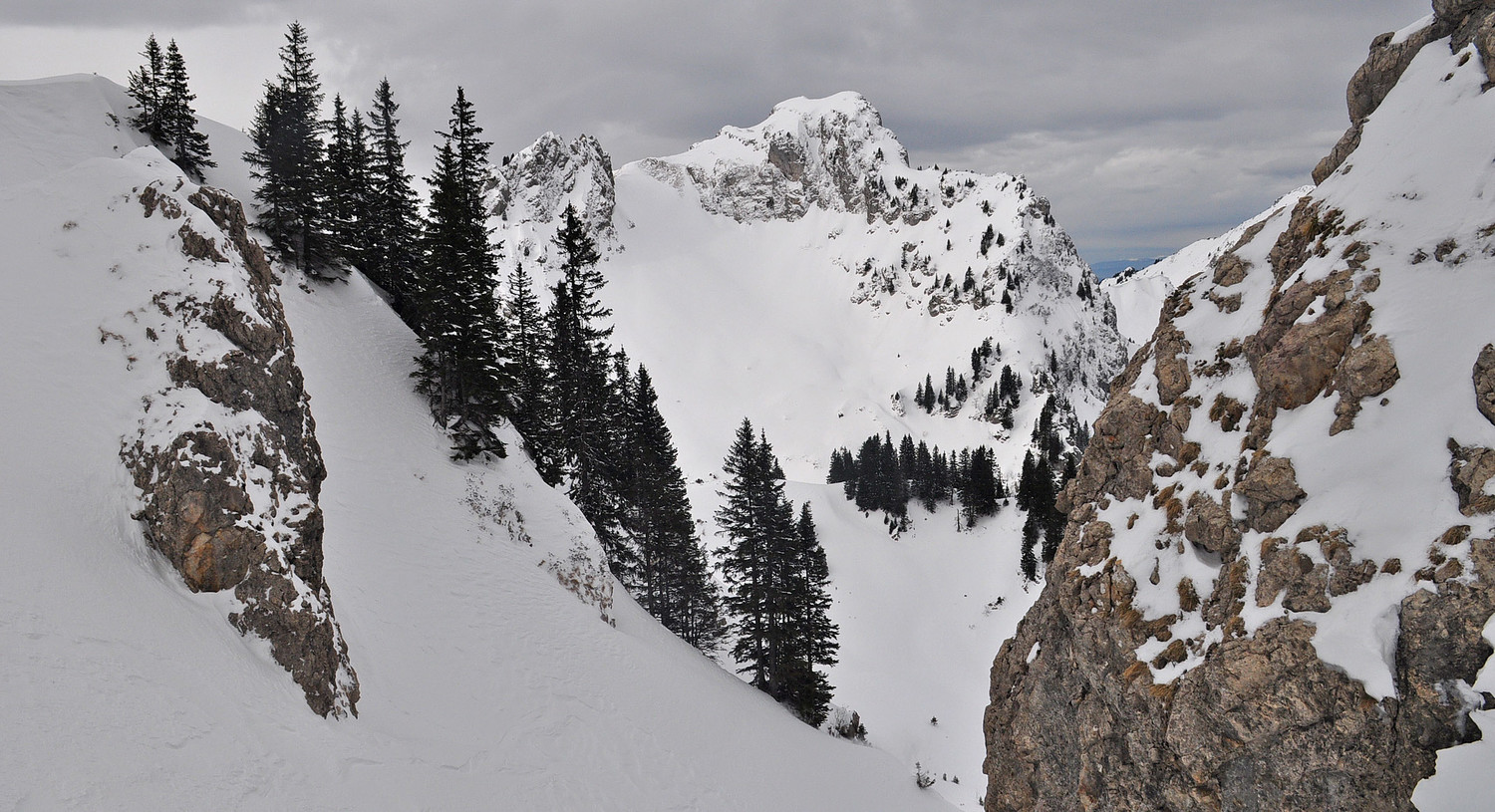 Sortie du couloir de Pététoz