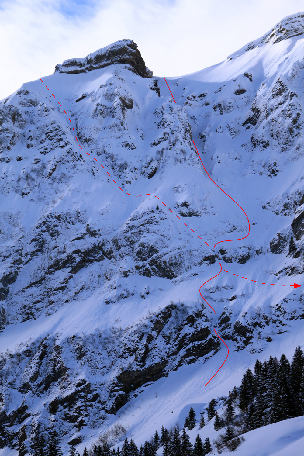 Couloirs N de la Chaire