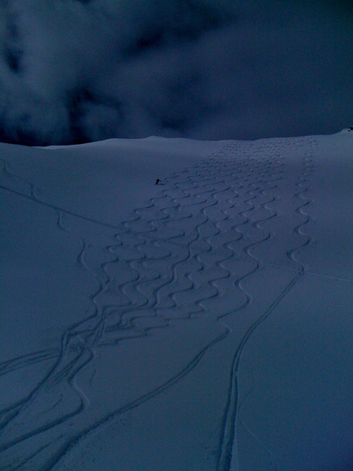 belles traces sous le Rümlishore...