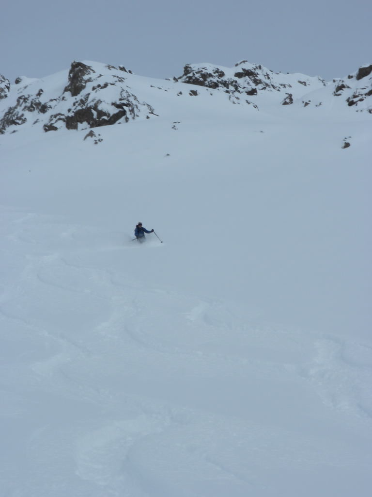 Belle poudre sous le Gemsstock