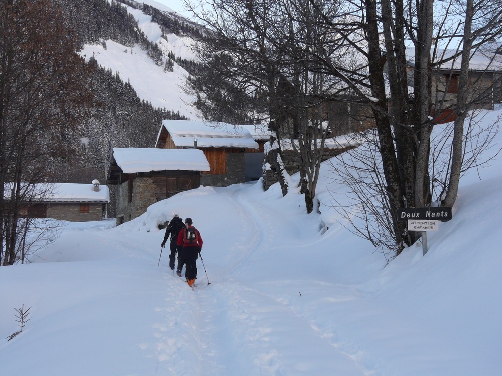 Arrivée aux Deux Nants