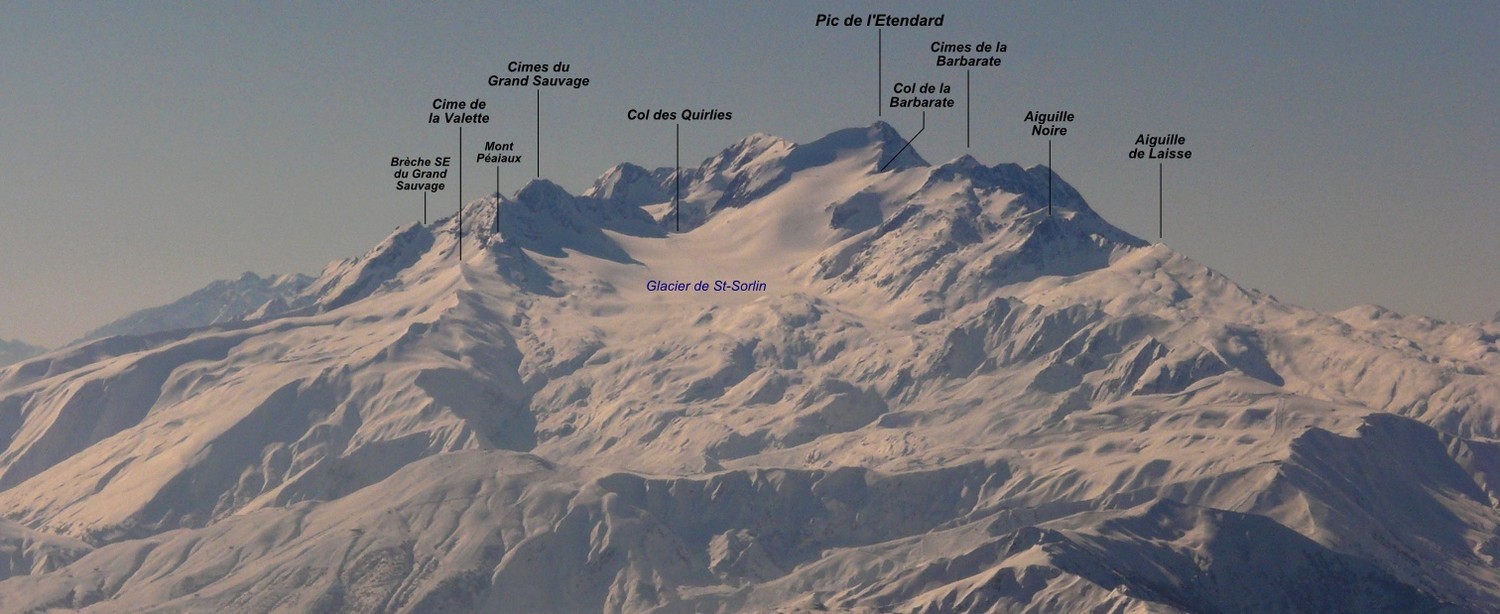 Pic de l'Etendard - Glacier de St-Sorlin