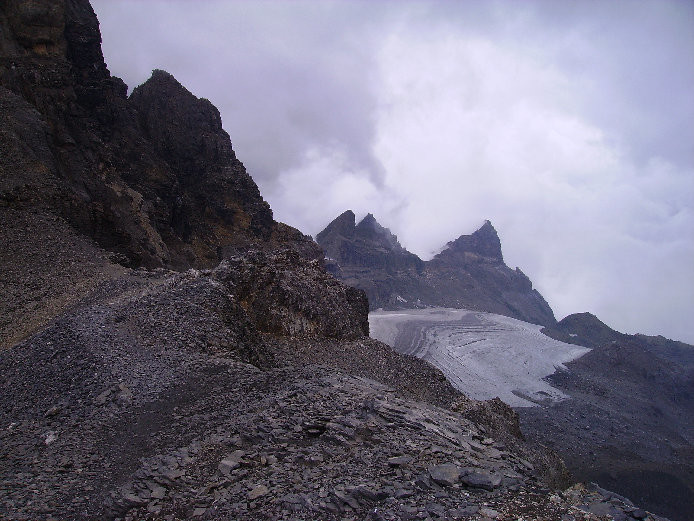 Le versant sud des Dents du Midi