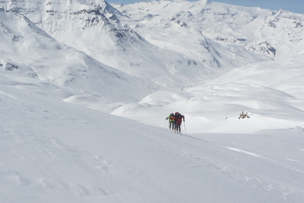 Remontée côté refuge de la Femma