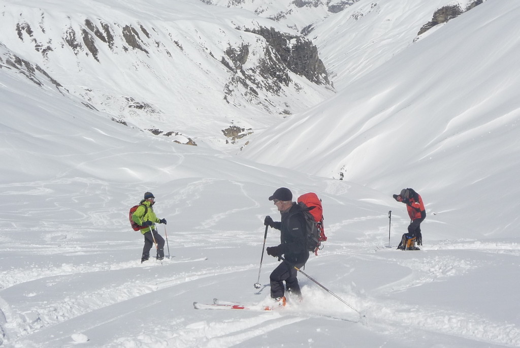 Arrivée au dessus des gorges du Pisset