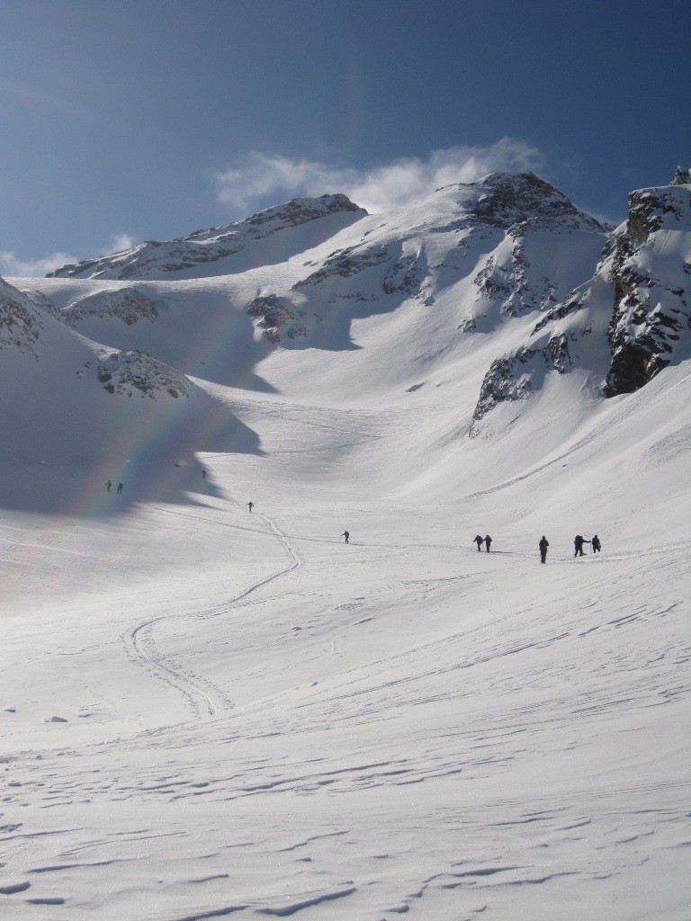 In vista della cima