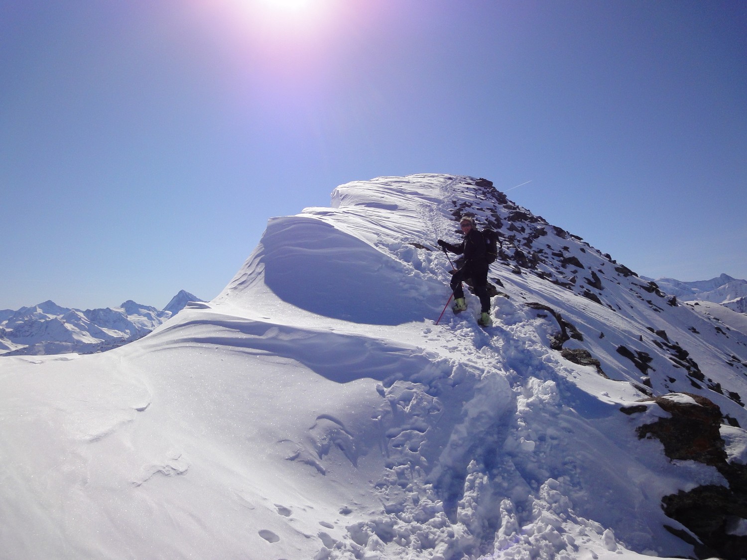 Le Métailler : arête sommitale