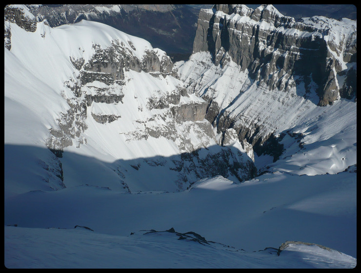 Le goufre de la face Nord...