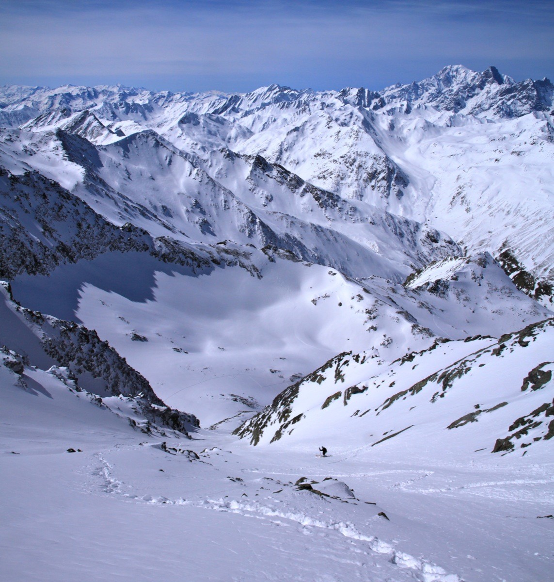 Dans le couloir W du Petit Vélan