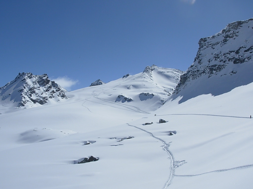 La Rosablanche vue du col de Momin