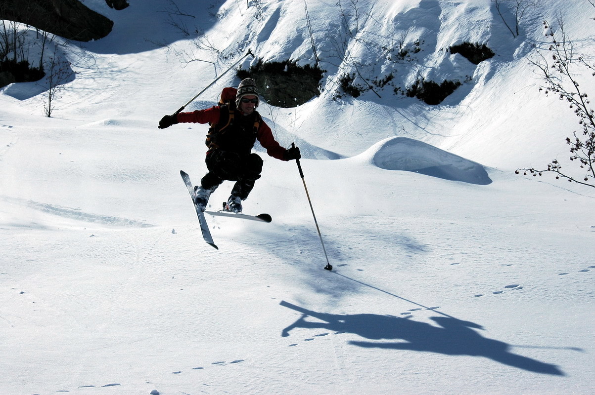 Lele si diverte al Gronda ski park