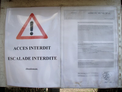 Texte interdiction