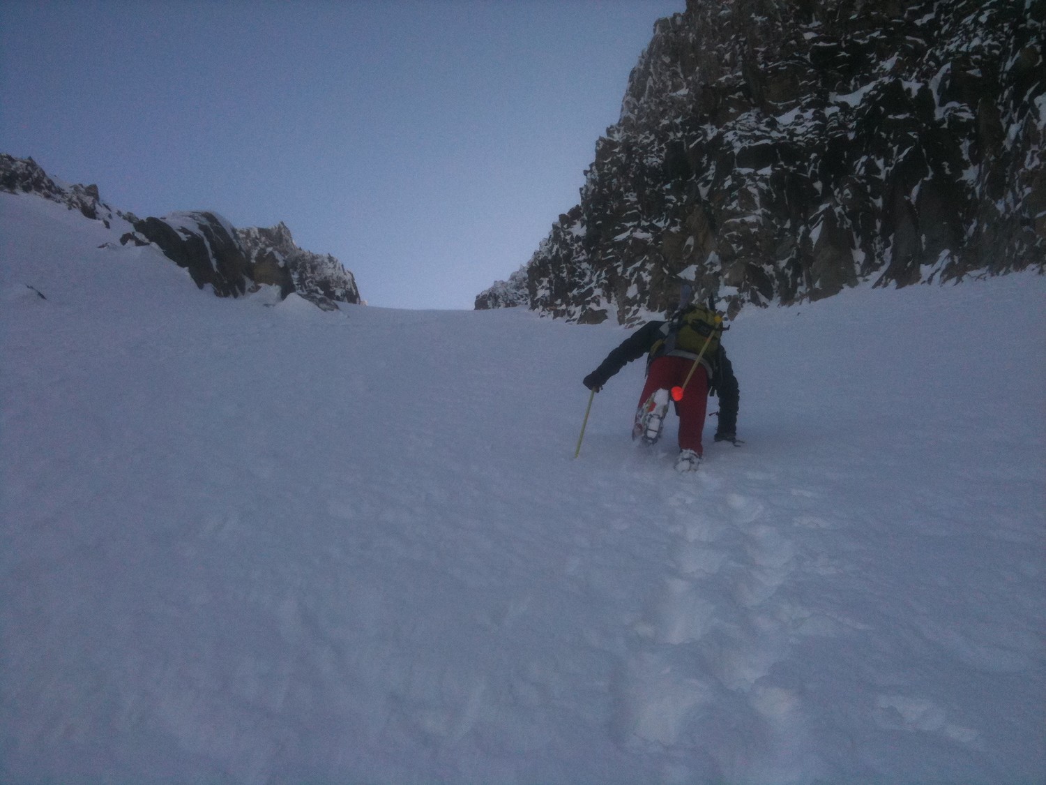 Ambiance dans la montée du couloir