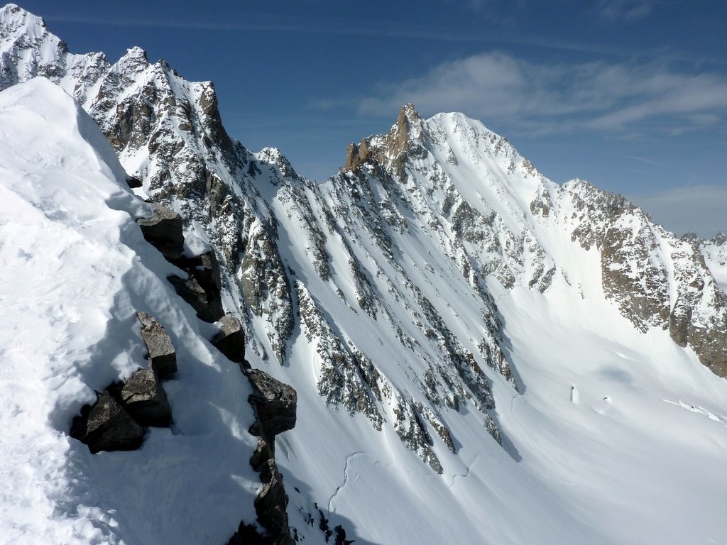 vue aiguille d'argentière