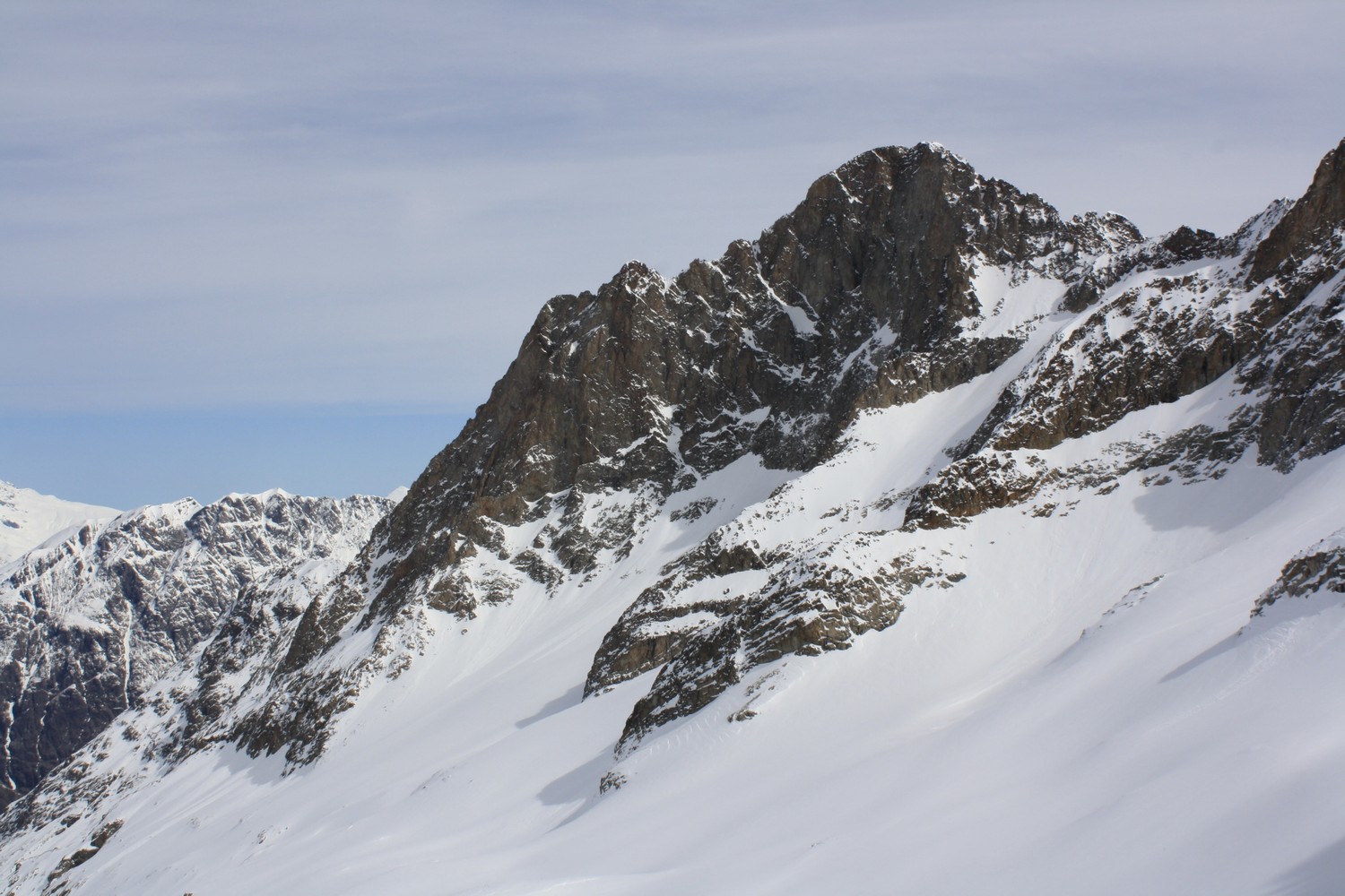 La Tête de Lauranoure vue du Col des Berches