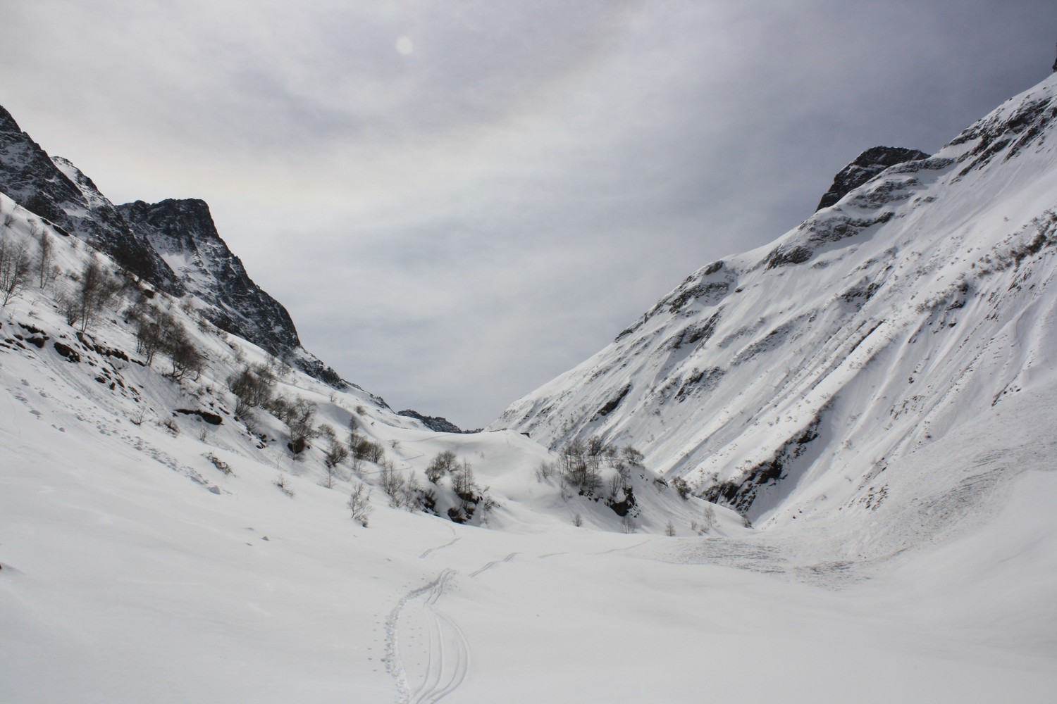 Le Vallon de Lanchâtra des environs de la Cabane pastorale