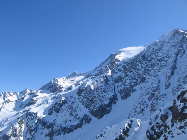 Sommet des Dômes de Miage au soleil