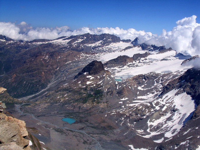 Vue sur le trio des Levannas