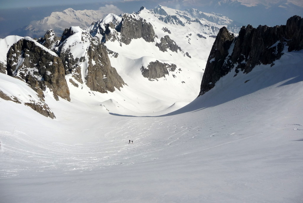 descente du glacier