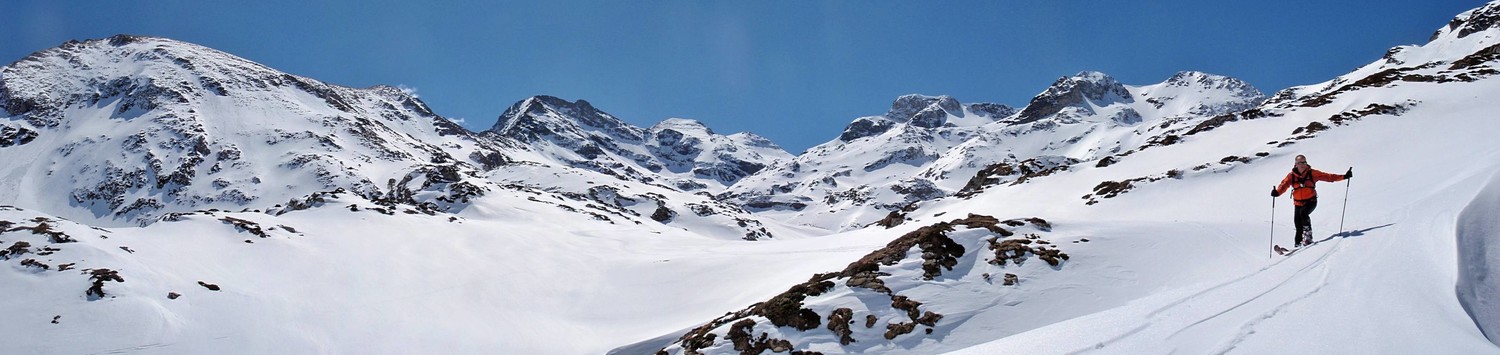 En revenant du tuc. La neige colle !