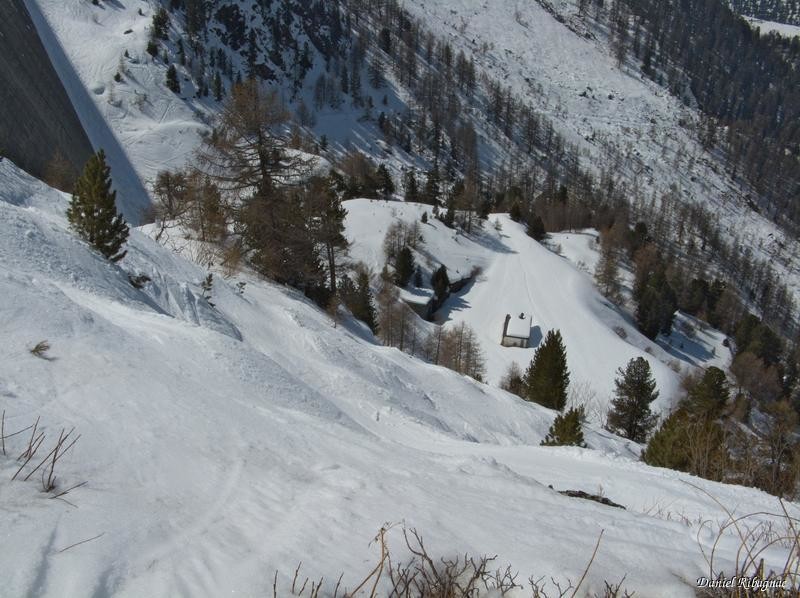 Descente juste après le barrage