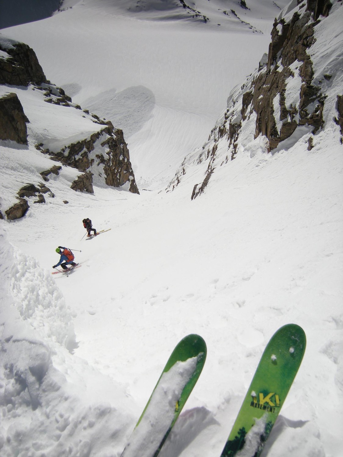 Cathédrale. Descente du couloir SE.