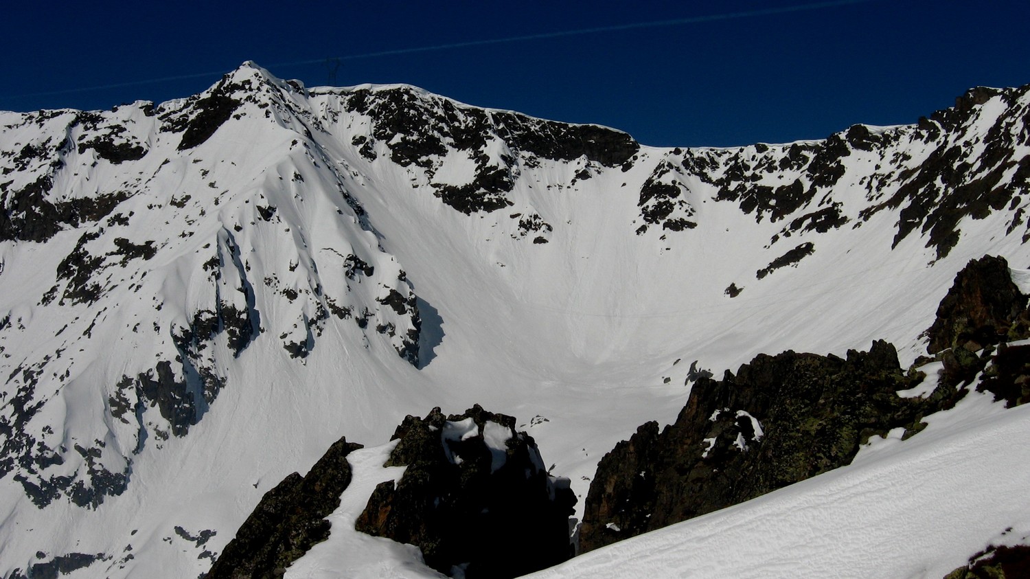 Col et couloir NE de la Terrasse