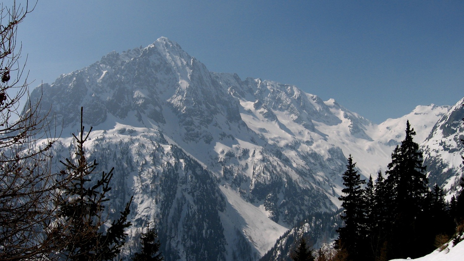 Dernier coup d'oeil sur les Aiguilles Rouges