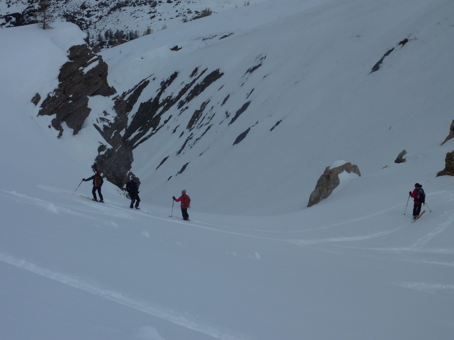 l'entrée au ravin de l'alpet