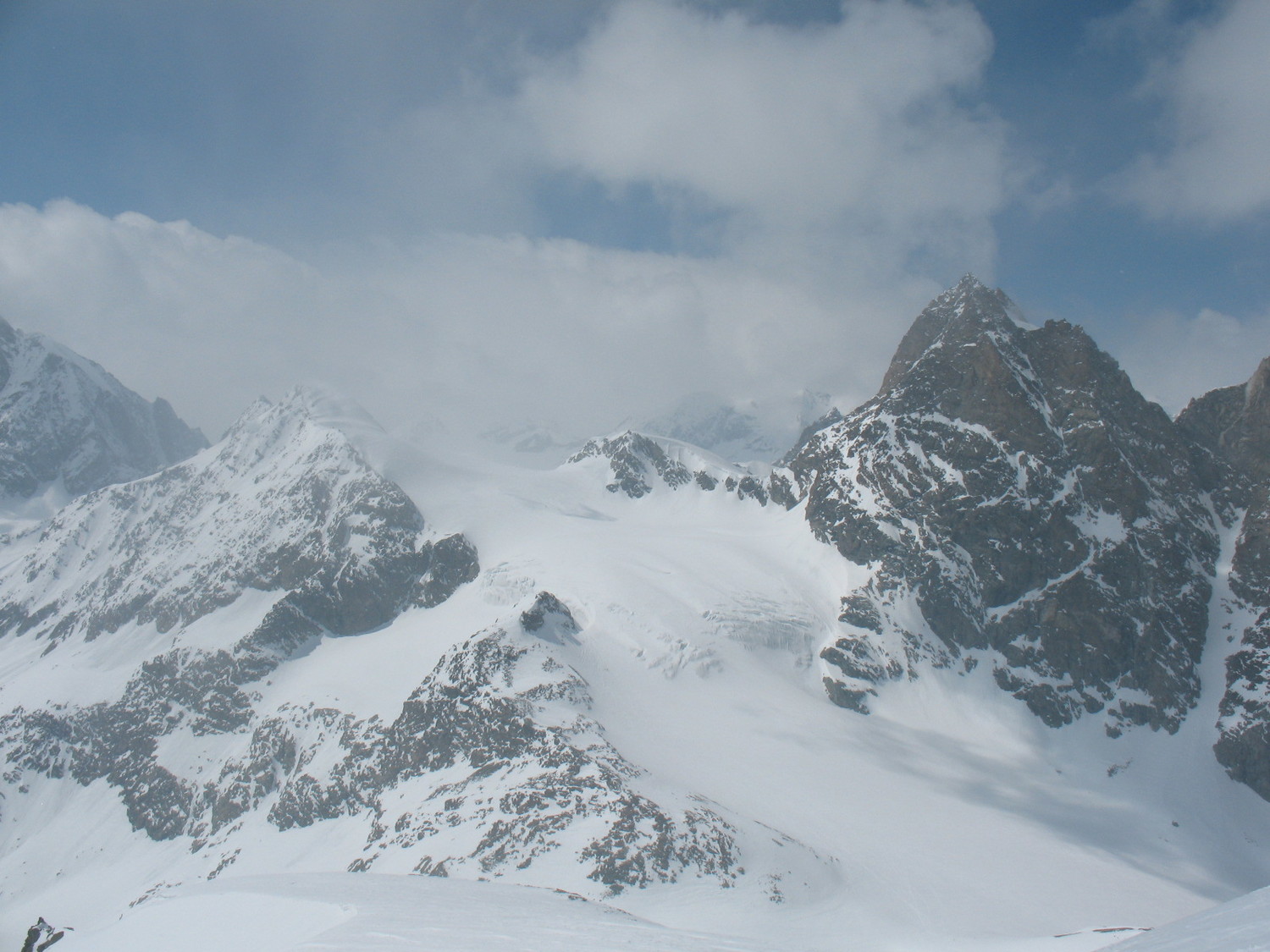 Depuis l'épaule 3498 du mont Brulé