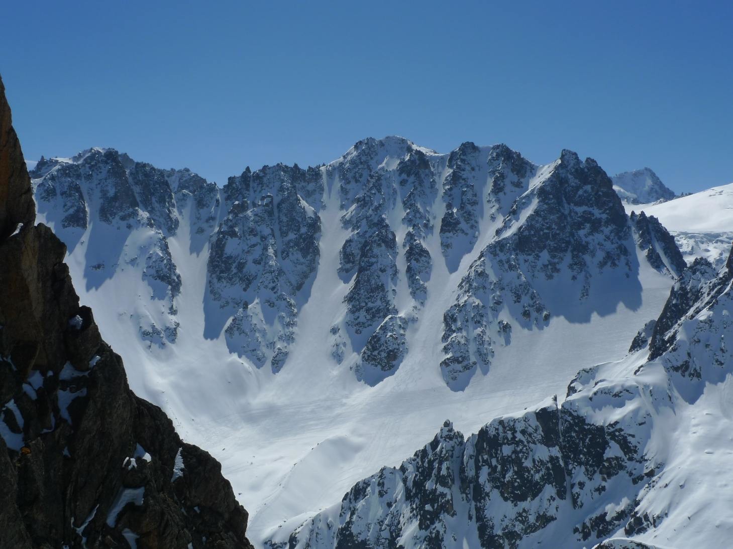 Couloirs de la pointe d'Orny.