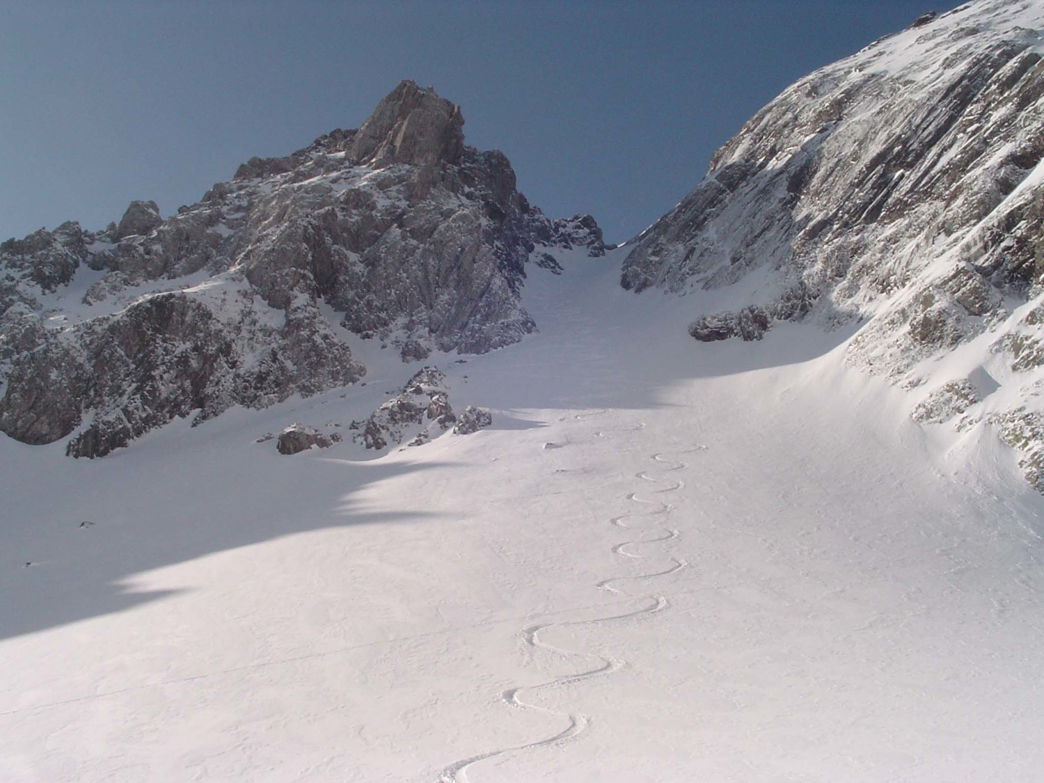 couloir nord, après la descente !