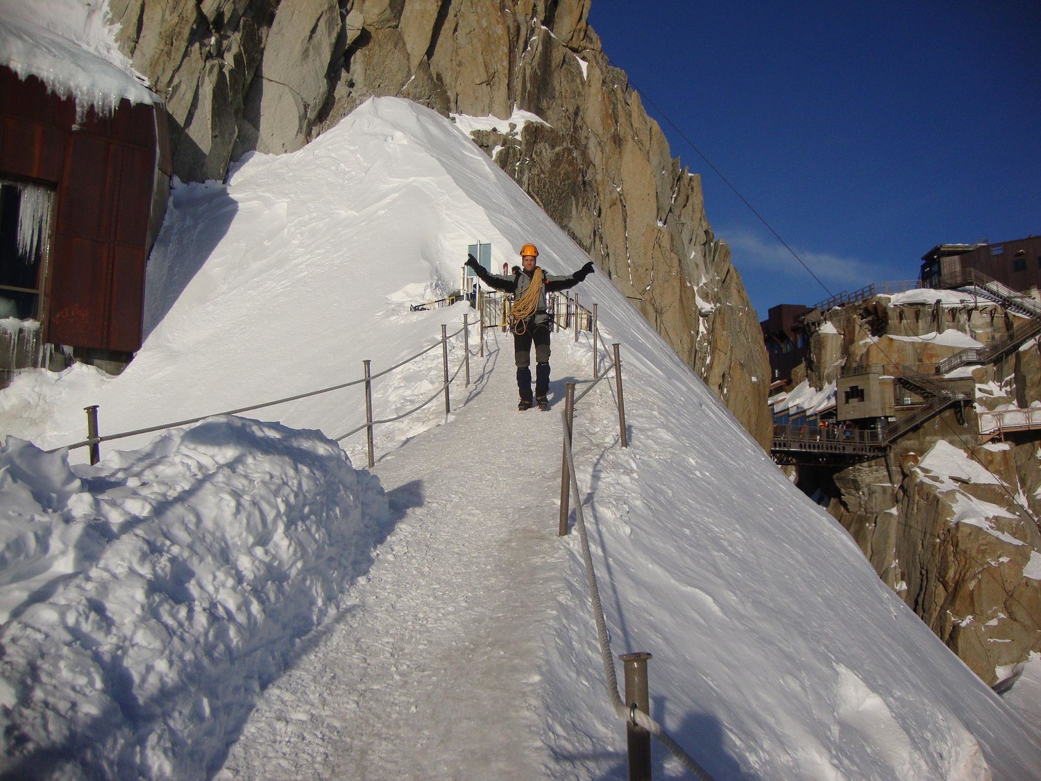 Accès téléphérique de l'Aiguille du Midi