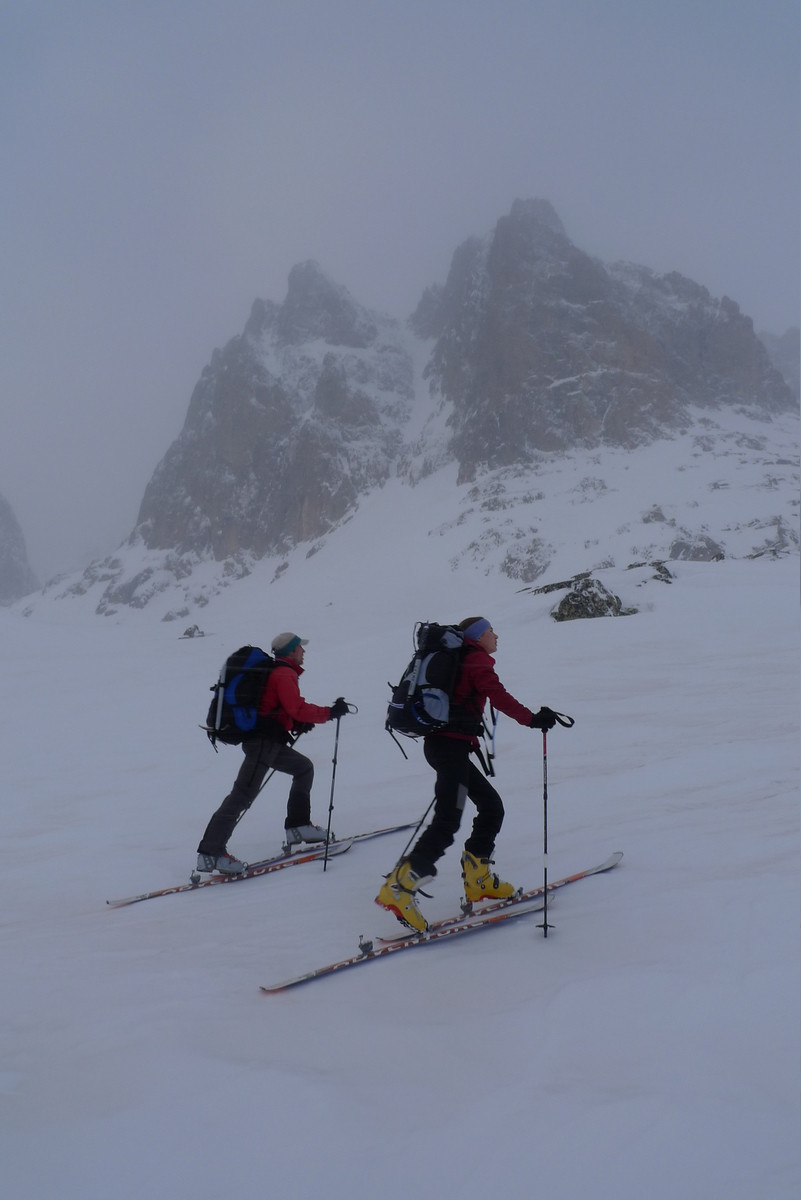 ça regorge de couennes skiables dans le groupe de la pointe de cerces