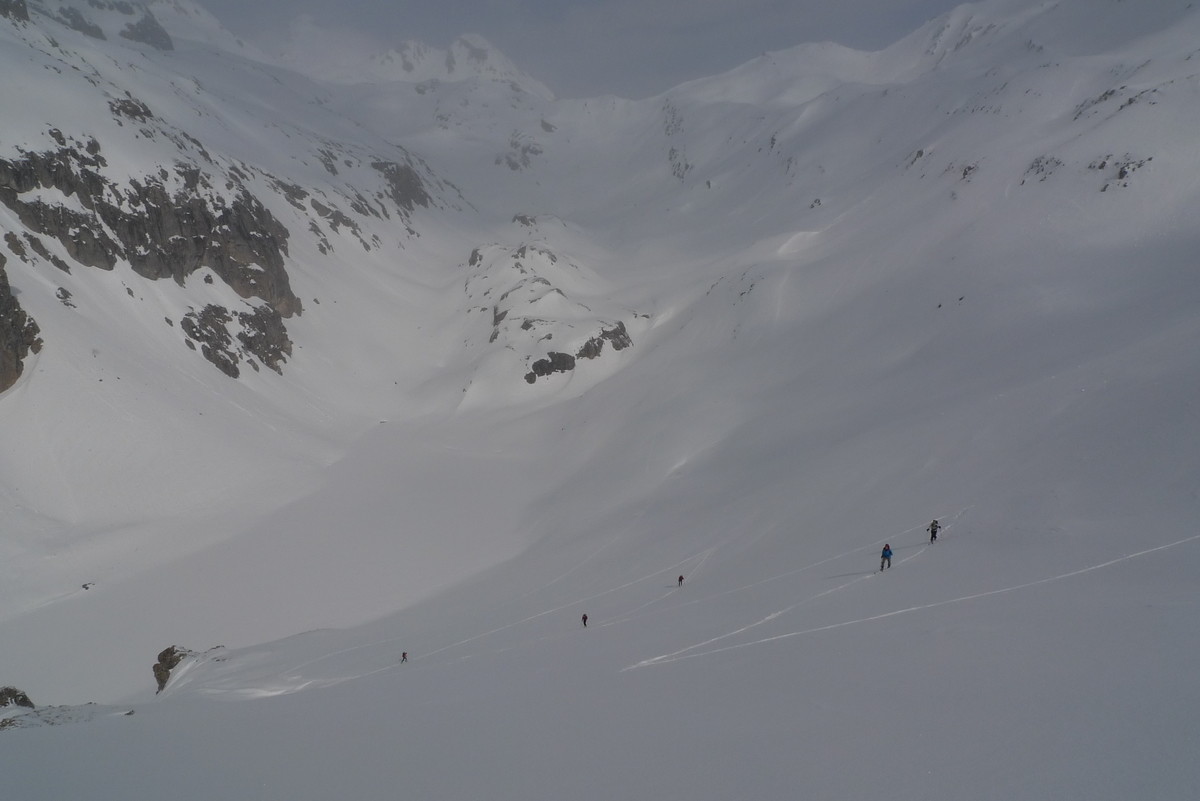 Remontée depuis le Grand lac