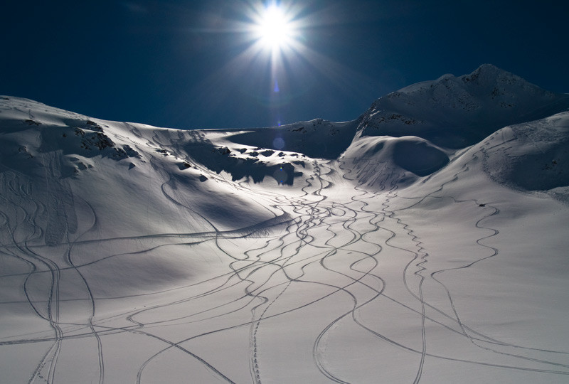 la face Nord apres quelques run