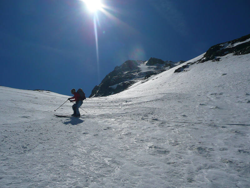 Soum Blanc de Sécugnat: en haut du couloir du bas