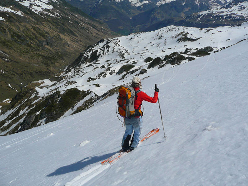Soum Blanc de Sécugnat: dans la traversée vers 2000 m